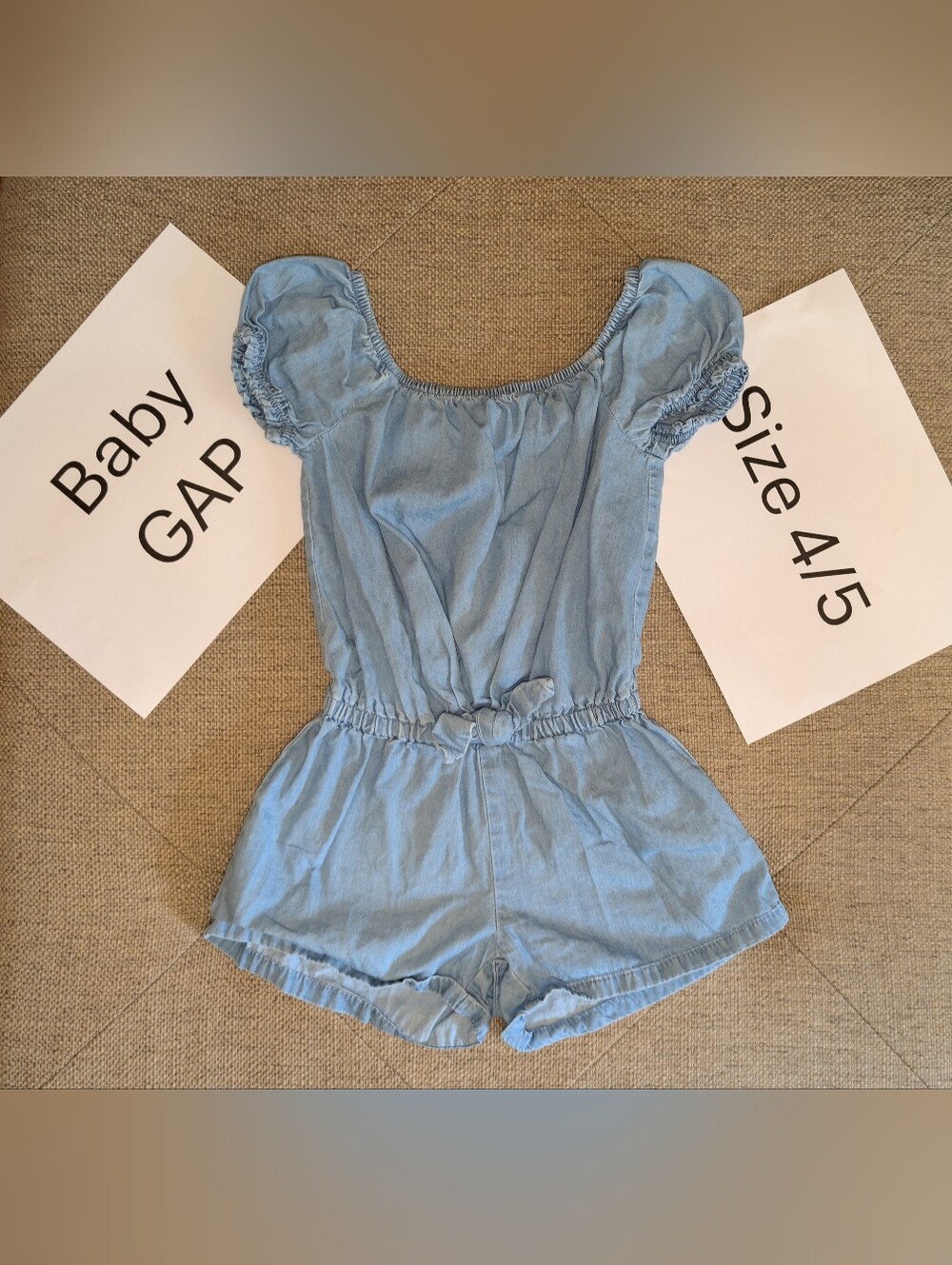 Gap Kids XS (4/5T) Denim Jumper